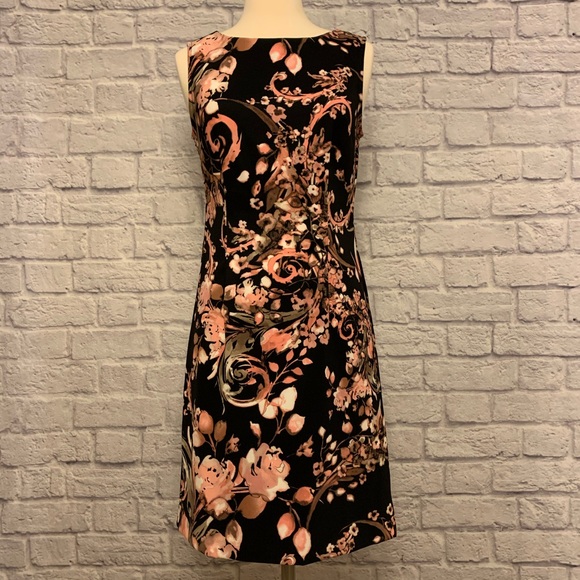 connected apparel Dresses & Skirts - Connected Apparel Floral Print Sleeveless Dress